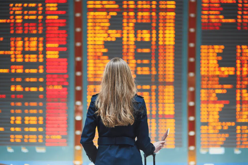 woman at airport