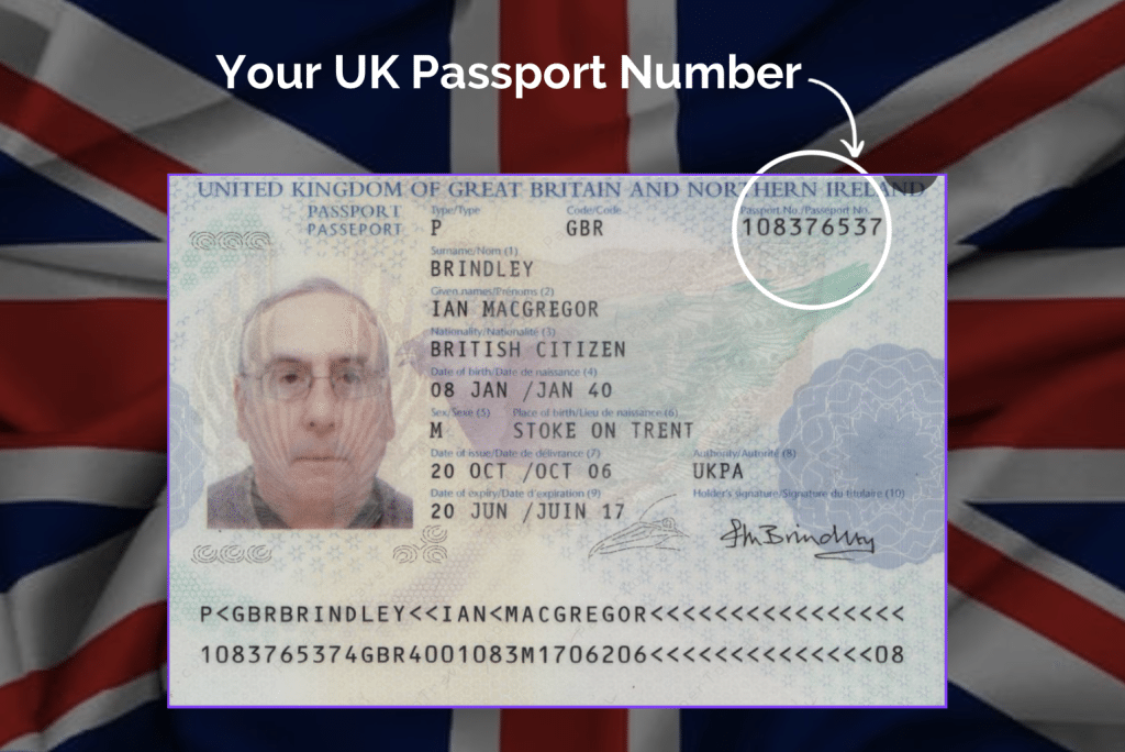 how can i find my old passport number uk