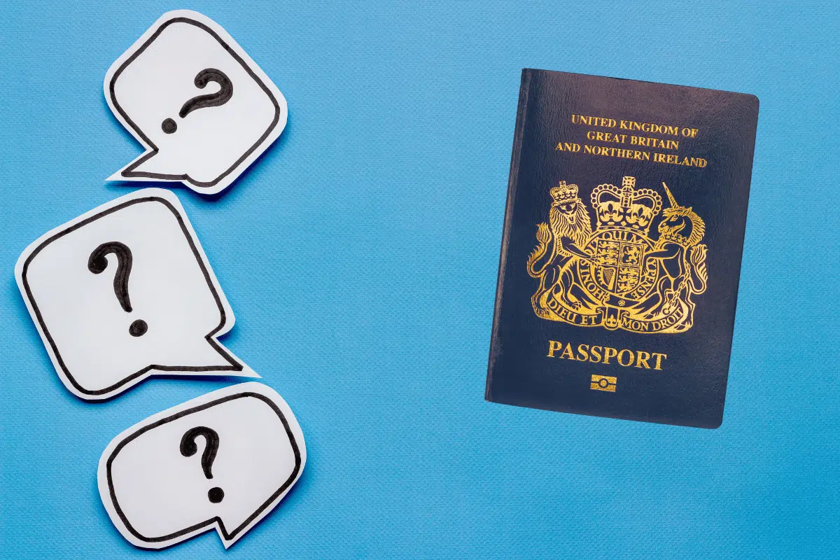 Blue British Passport