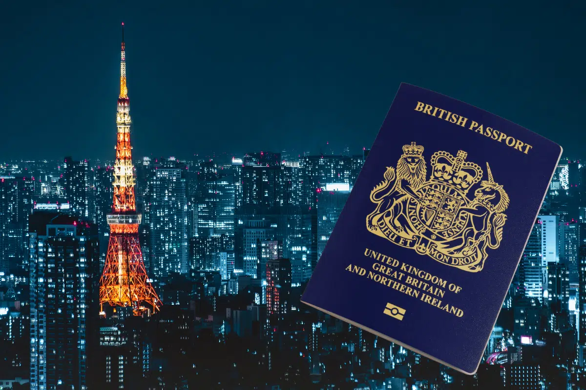 UK Passport from Tokyo